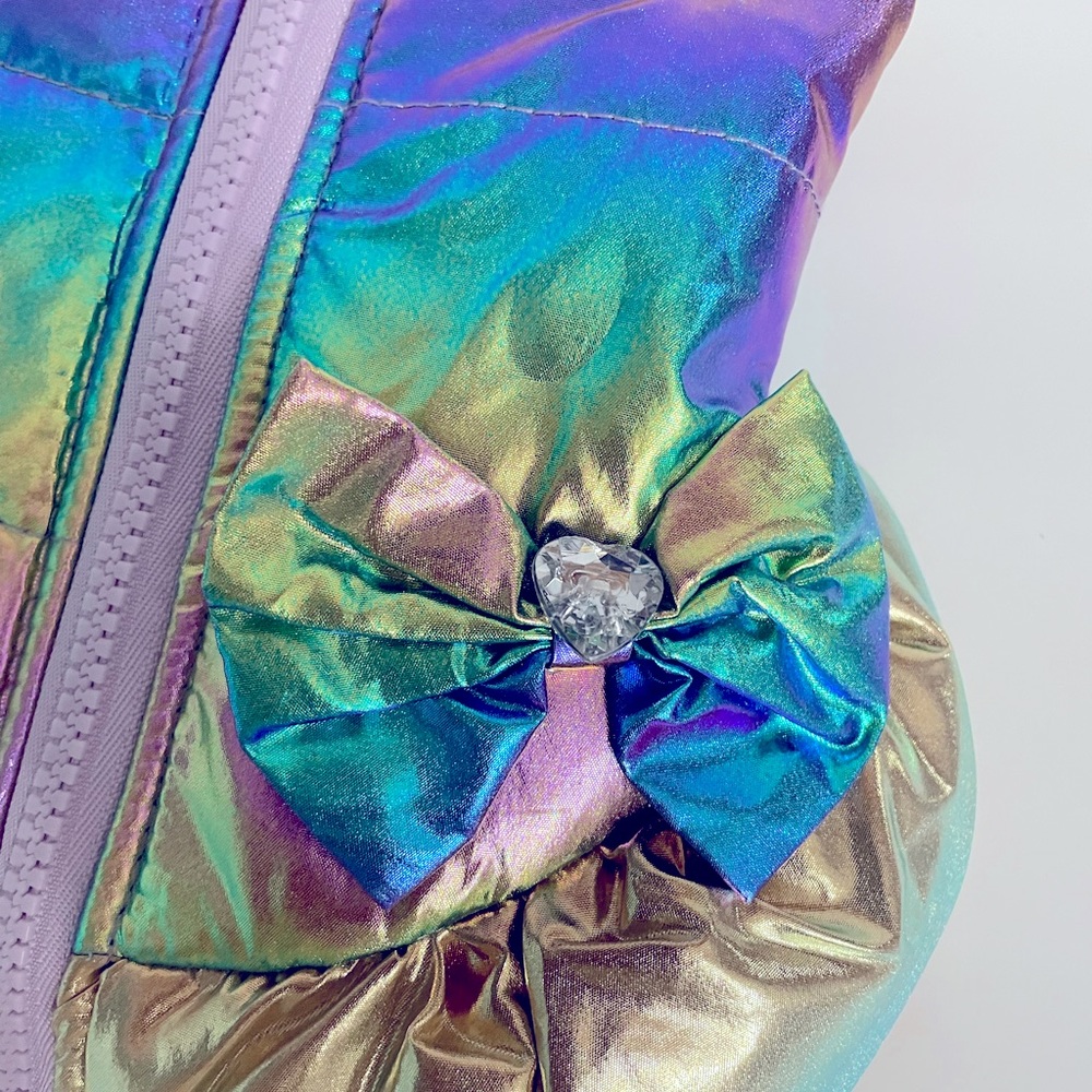 Iridescent pet vest coat - Picture 2 of 3